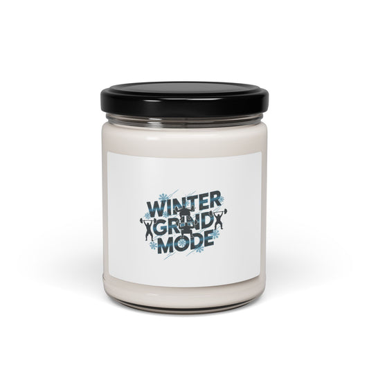 Winter Grind Mode Candle | Scented Soy, Fitness Motivation, Cold Season Grind