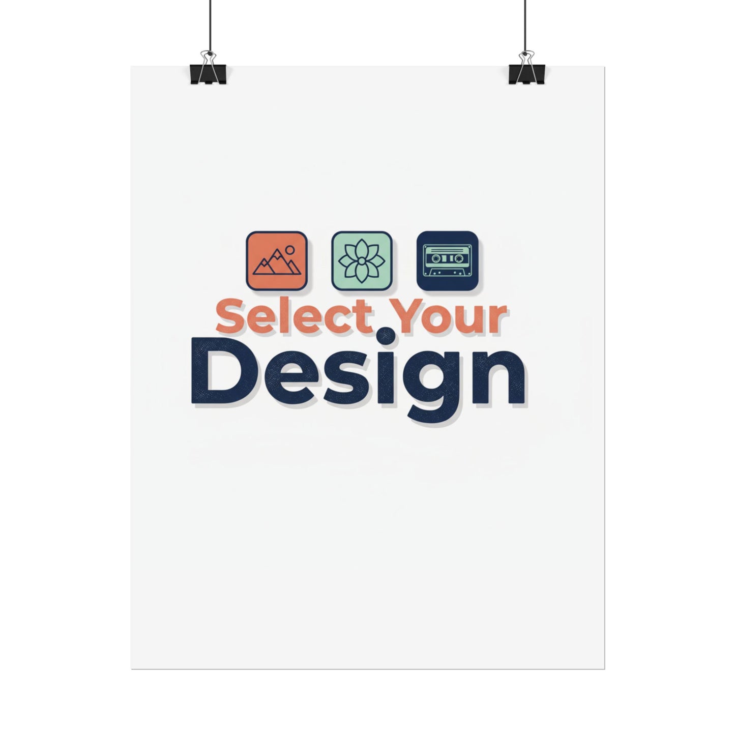 Rolled Poster – Custom 'Select Your Design' Wall Art (Customizable Print)