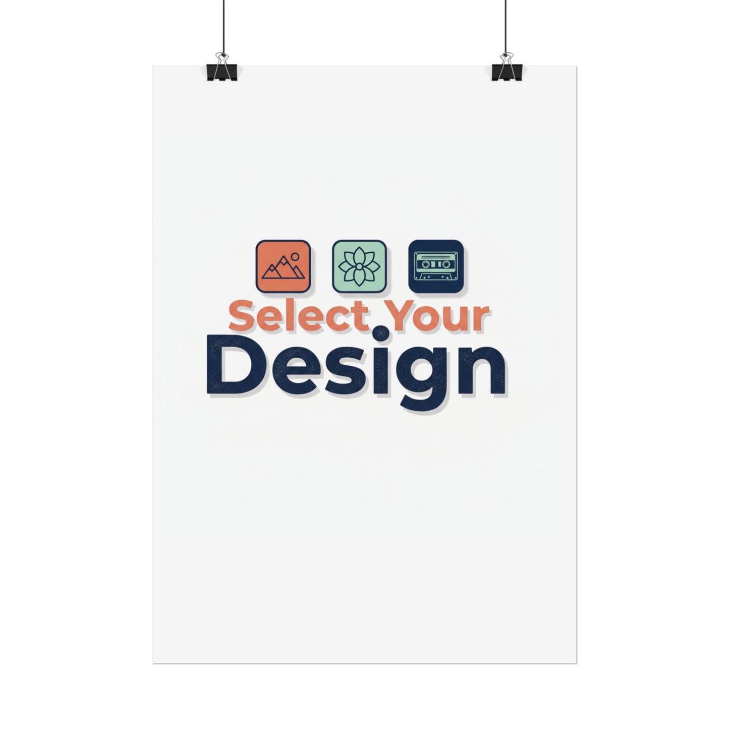 Rolled Poster – Custom 'Select Your Design' Wall Art (Customizable Print)