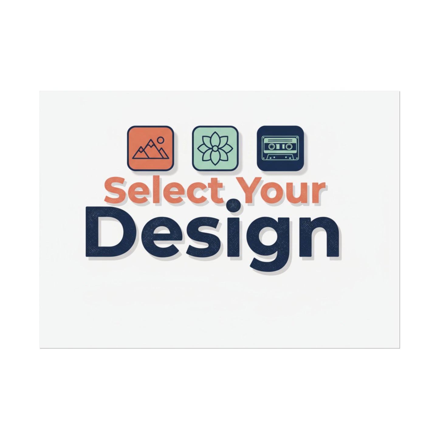 Rolled Poster – Custom 'Select Your Design' Wall Art (Customizable Print)