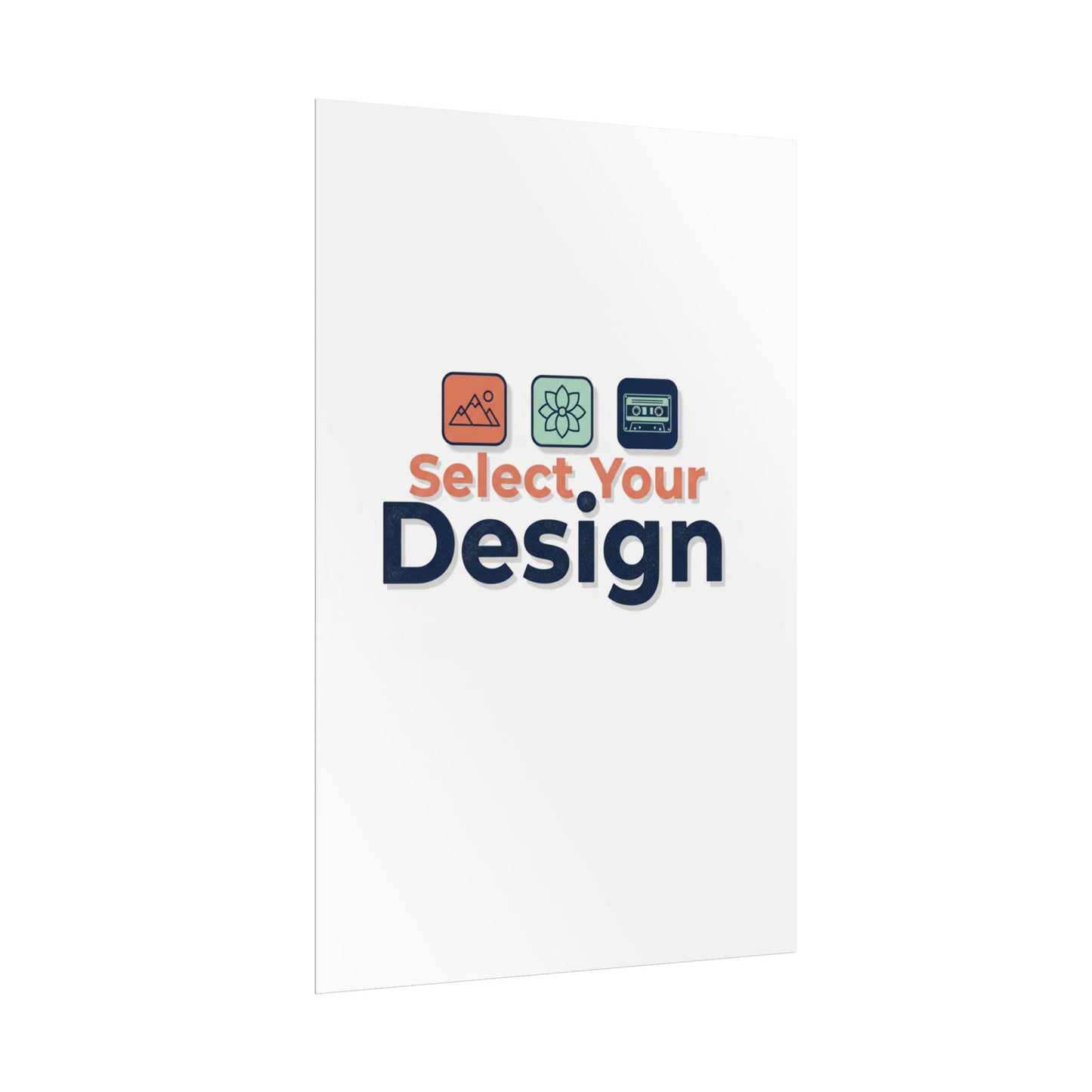 Rolled Poster – Custom 'Select Your Design' Wall Art (Customizable Print)