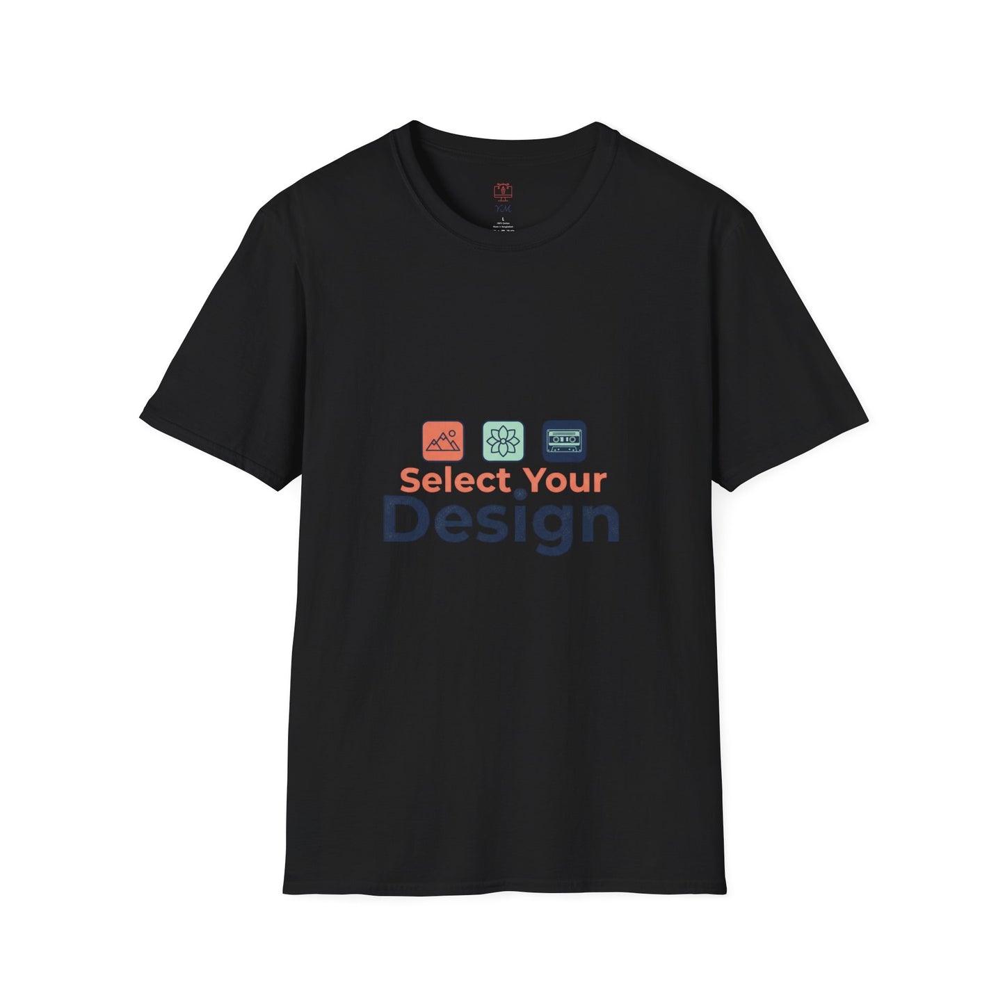 Custom Design T-Shirt — Personalized "Select Your Design" Tee