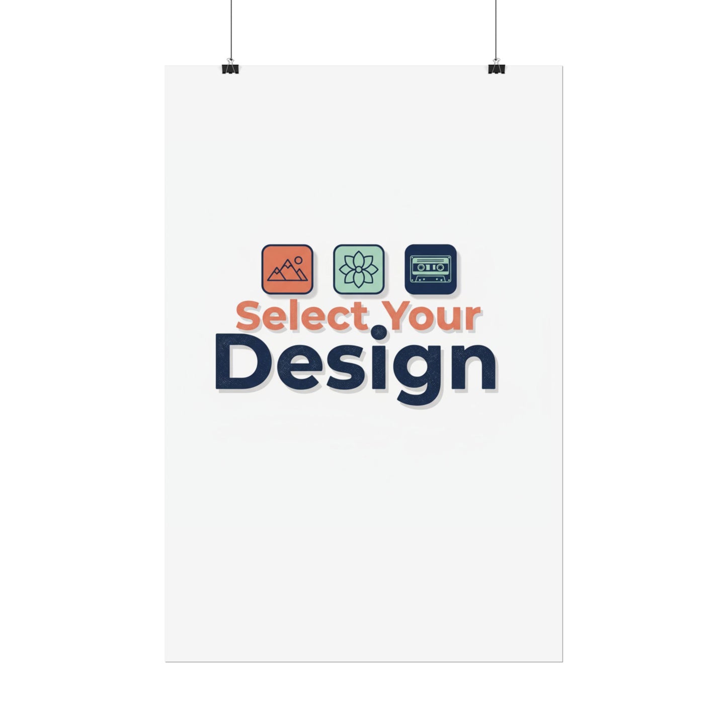 Rolled Poster – Custom 'Select Your Design' Wall Art (Customizable Print)