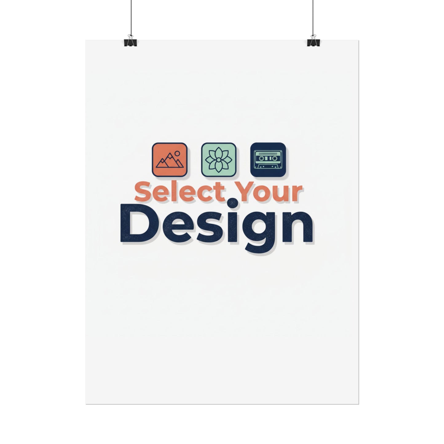 Rolled Poster – Custom 'Select Your Design' Wall Art (Customizable Print)