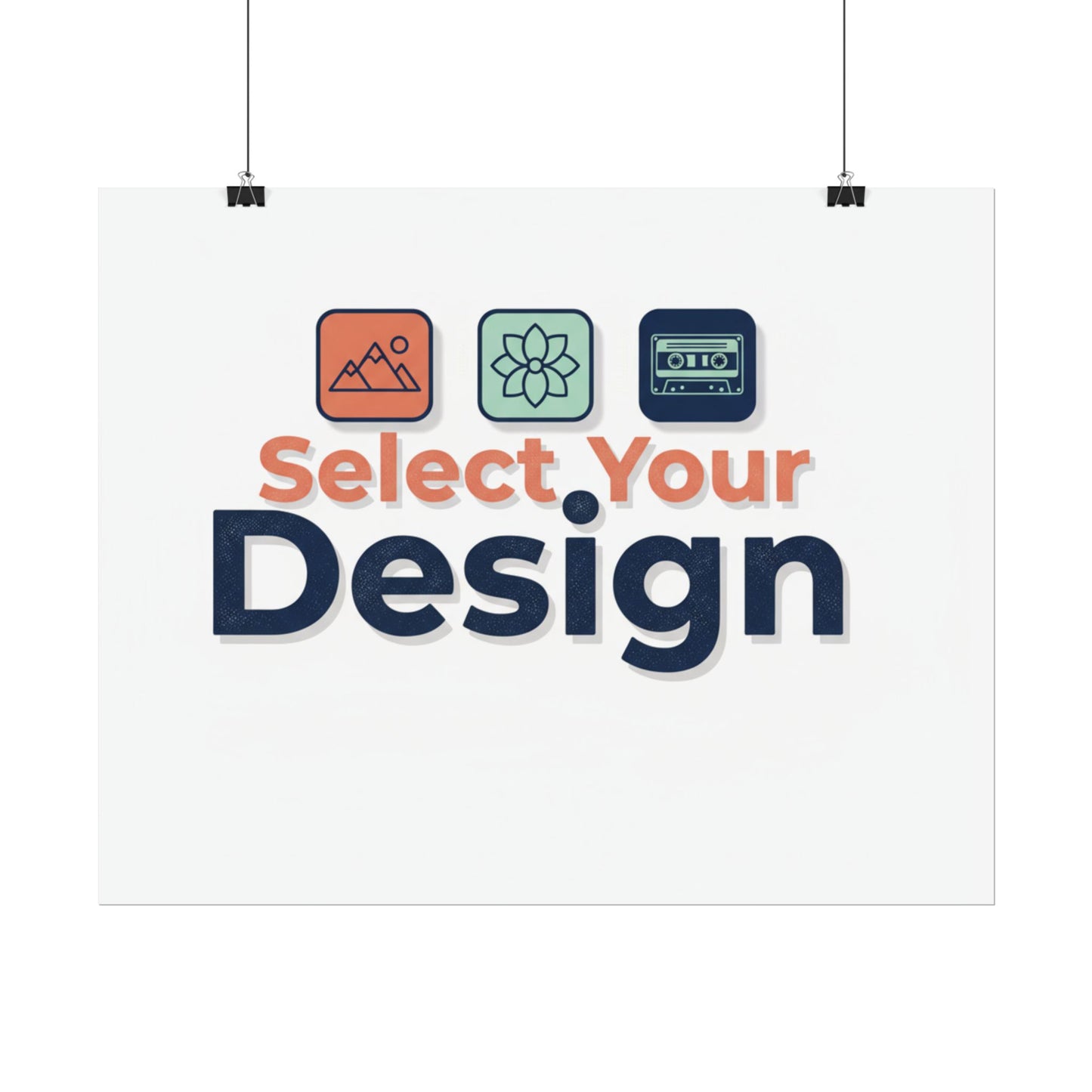 Rolled Poster – Custom 'Select Your Design' Wall Art (Customizable Print)