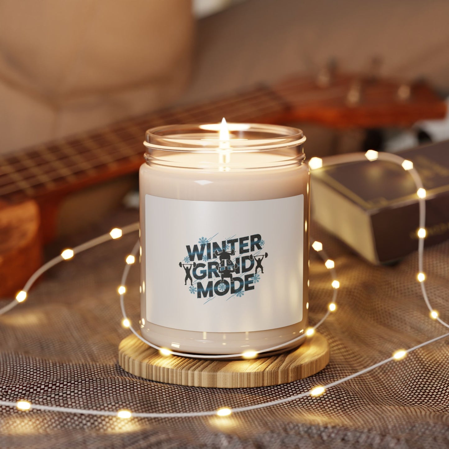 Winter Grind Mode Candle | Scented Soy, Fitness Motivation, Cold Season Grind
