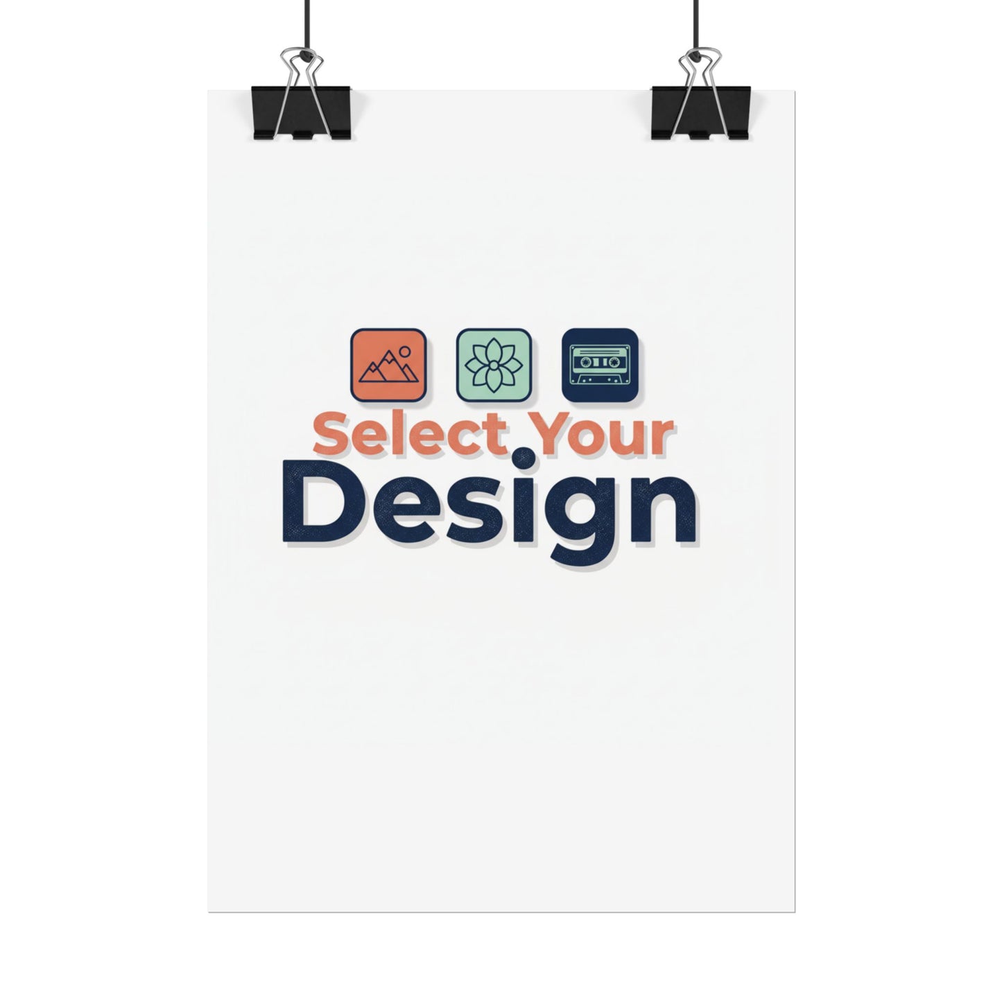 Rolled Poster – Custom 'Select Your Design' Wall Art (Customizable Print)