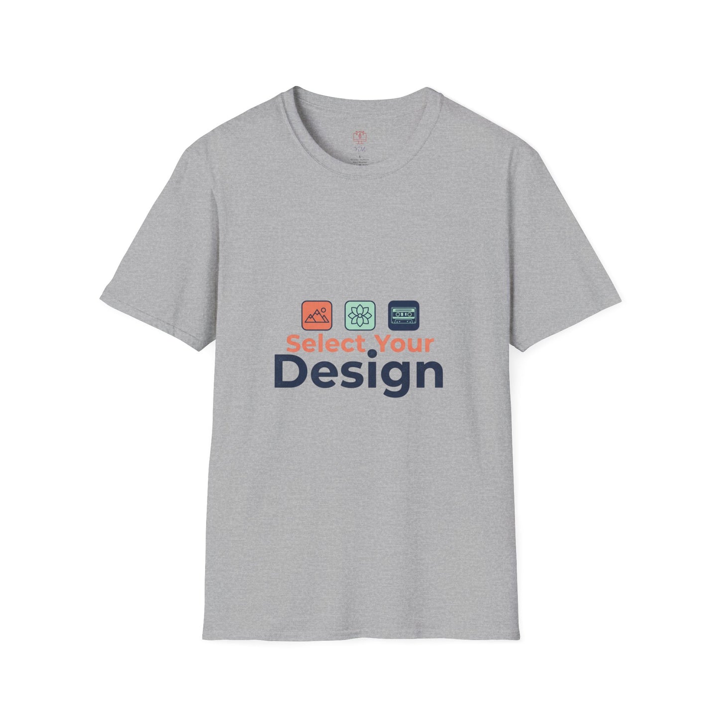 Custom Design T-Shirt — Personalized "Select Your Design" Tee
