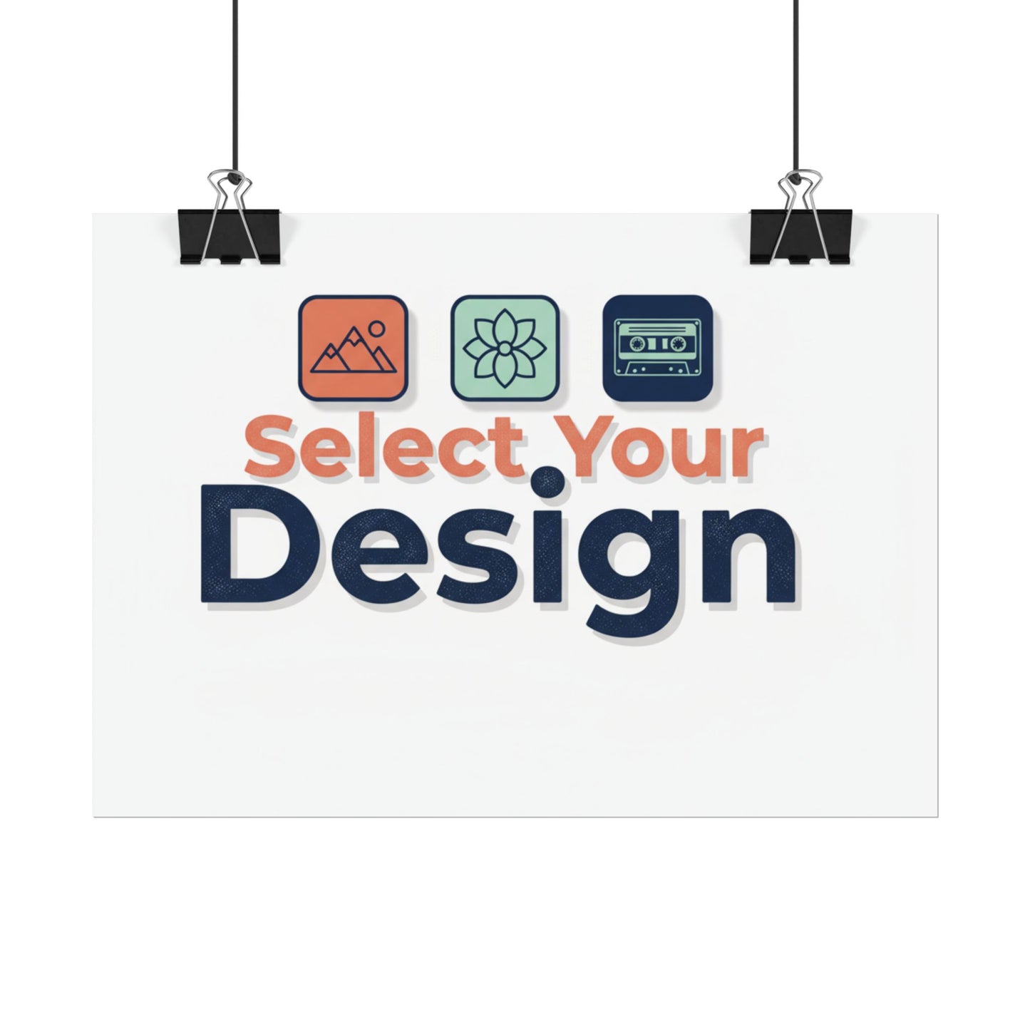 Rolled Poster – Custom 'Select Your Design' Wall Art (Customizable Print)