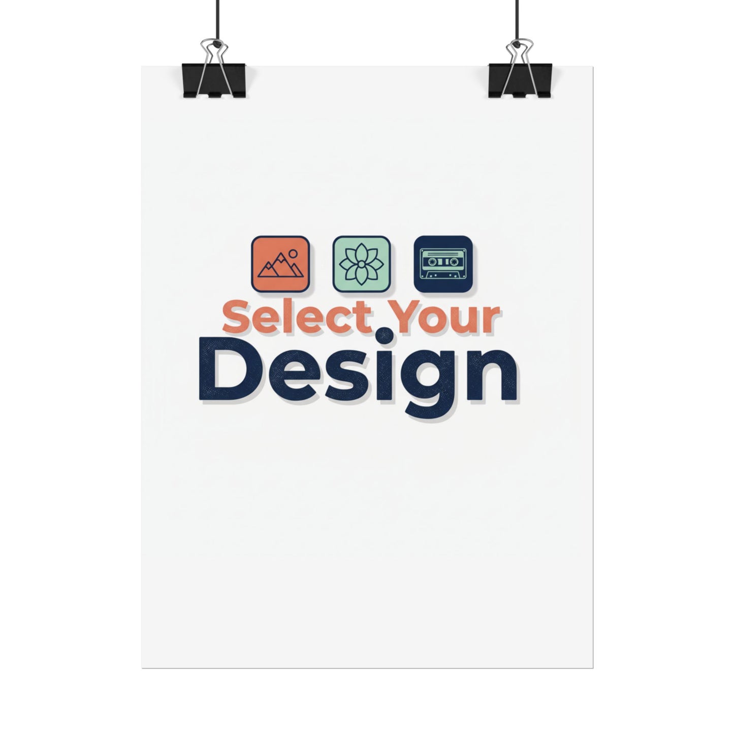 Rolled Poster – Custom 'Select Your Design' Wall Art (Customizable Print)