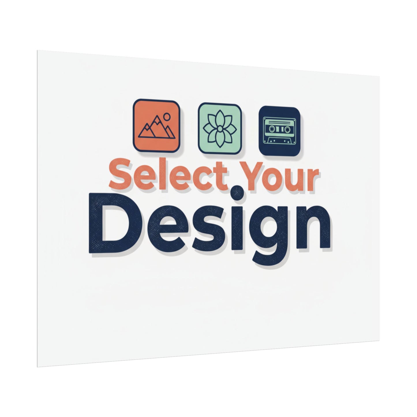 Rolled Poster – Custom 'Select Your Design' Wall Art (Customizable Print)