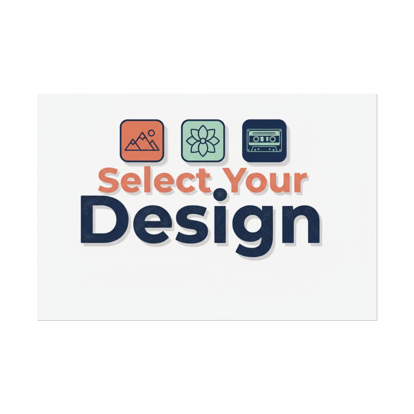 Rolled Poster – Custom 'Select Your Design' Wall Art (Customizable Print)