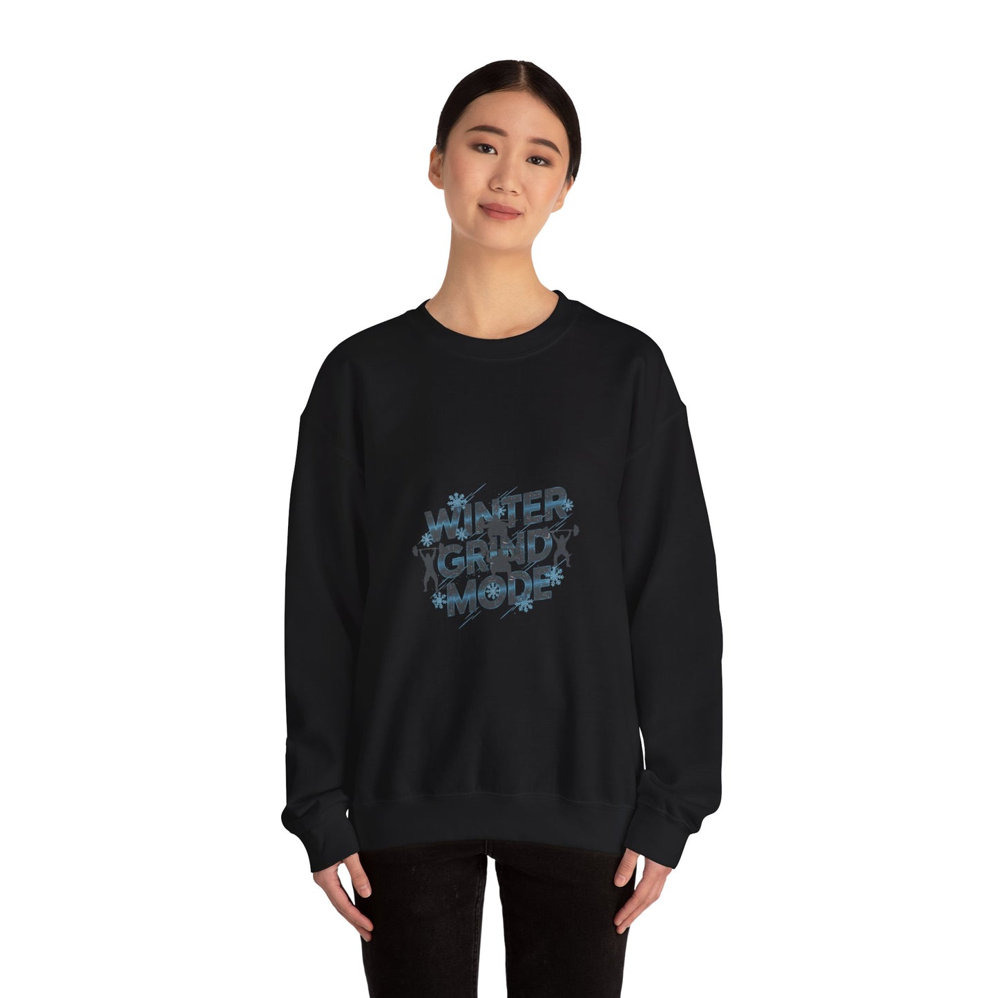 Winter Grind Mode Sweatshirt | winter workout shirt, fitspiration apparel