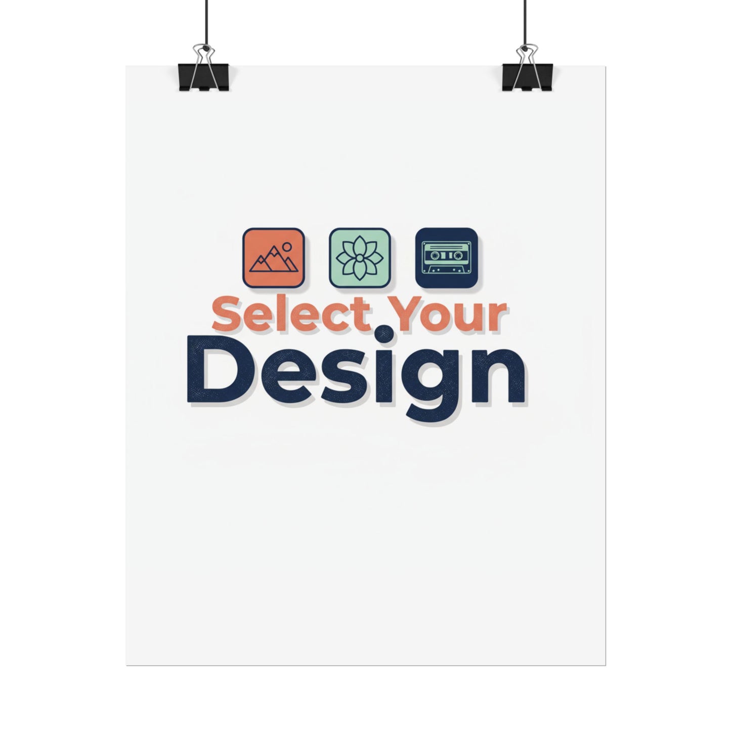 Rolled Poster – Custom 'Select Your Design' Wall Art (Customizable Print)