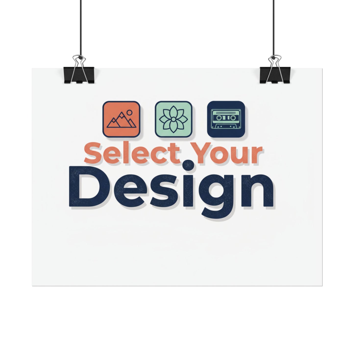 Rolled Poster – Custom 'Select Your Design' Wall Art (Customizable Print)