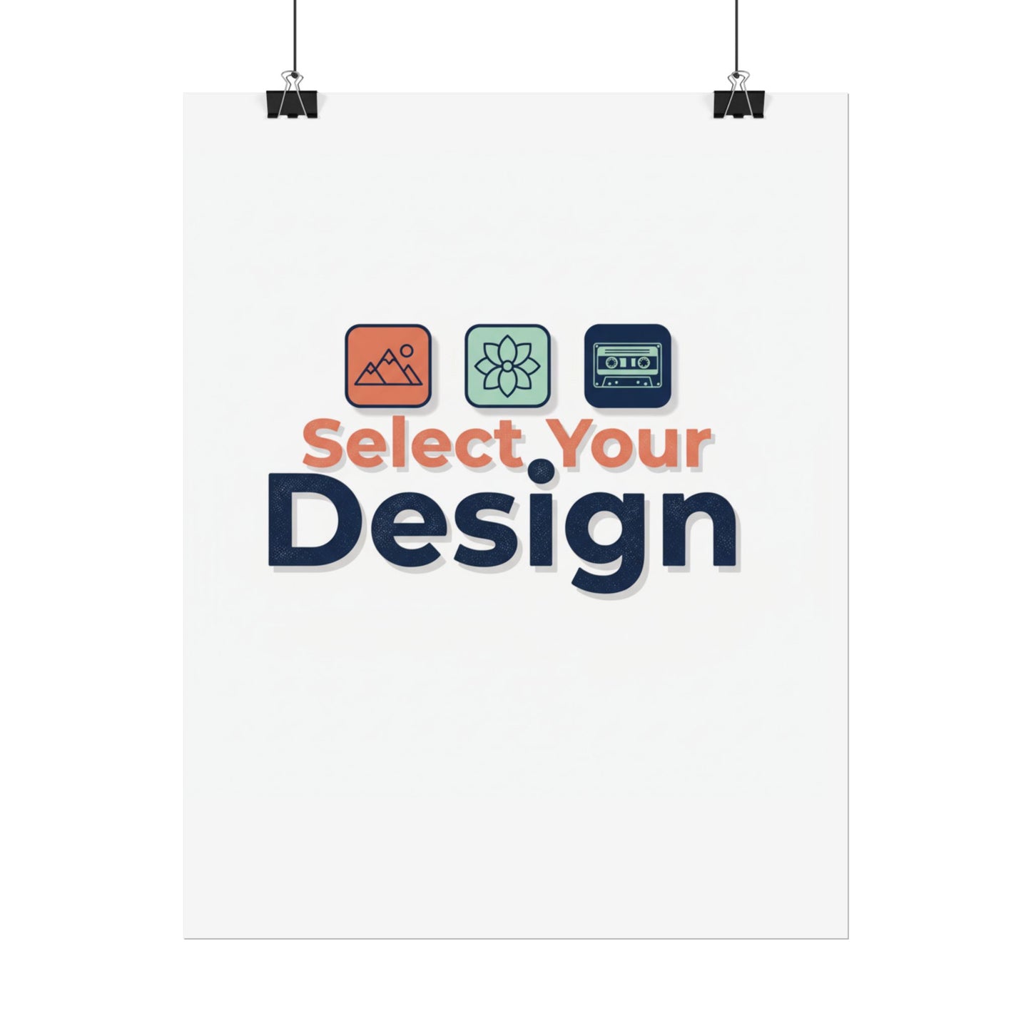 Rolled Poster – Custom 'Select Your Design' Wall Art (Customizable Print)