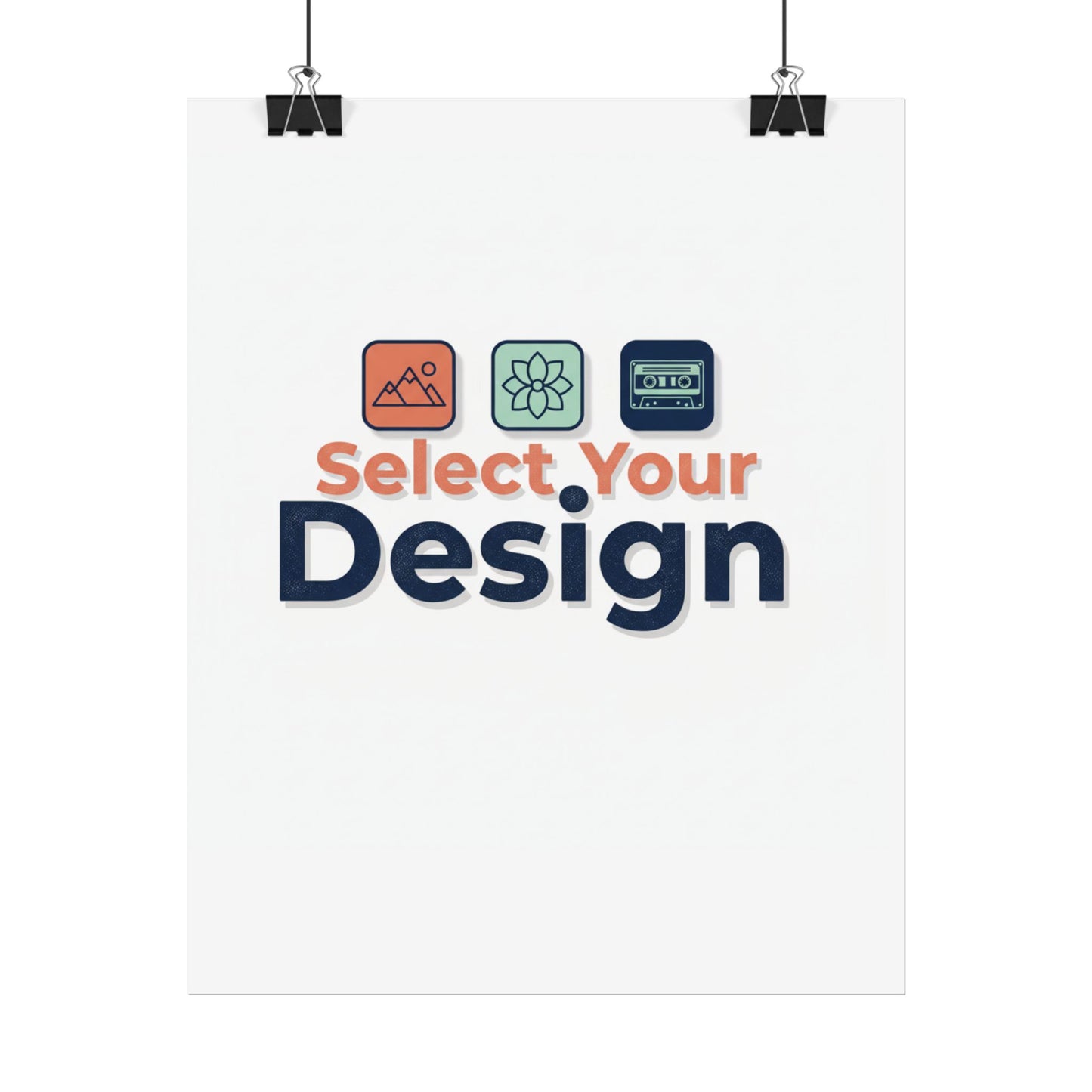 Rolled Poster – Custom 'Select Your Design' Wall Art (Customizable Print)