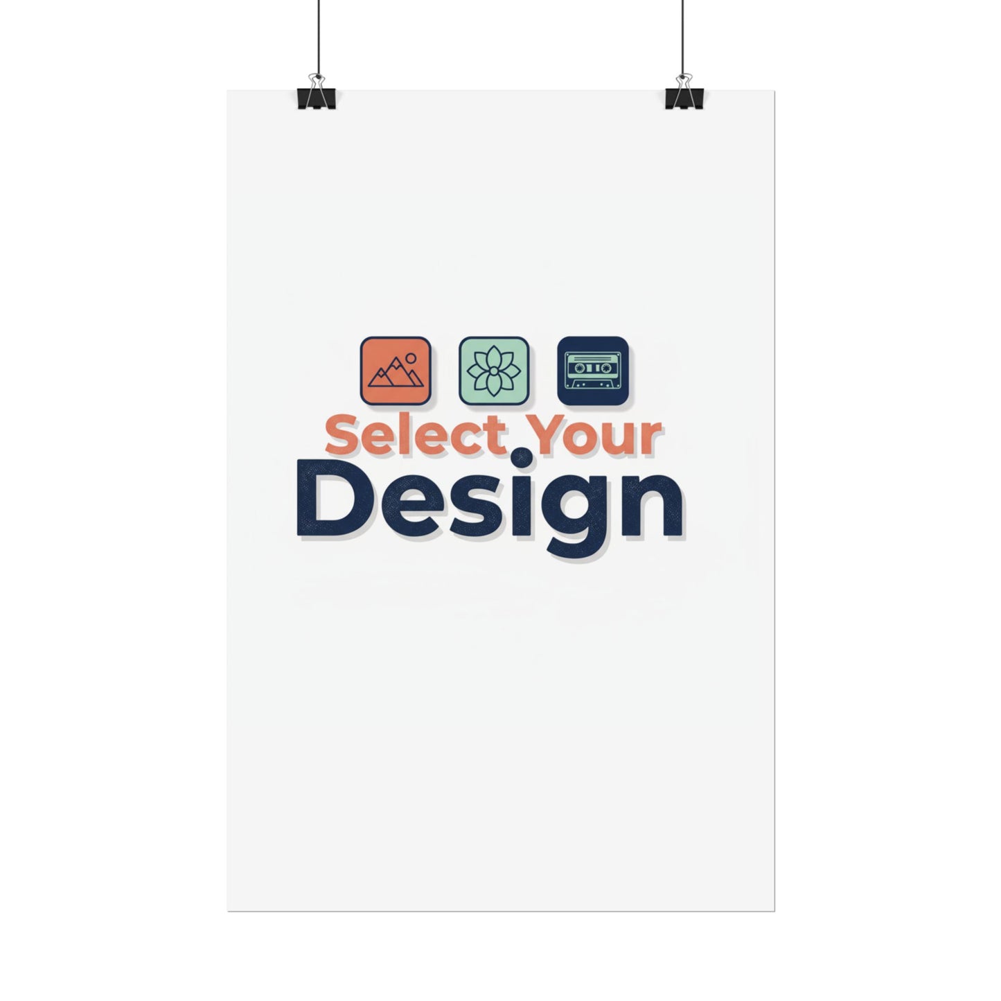 Rolled Poster – Custom 'Select Your Design' Wall Art (Customizable Print)