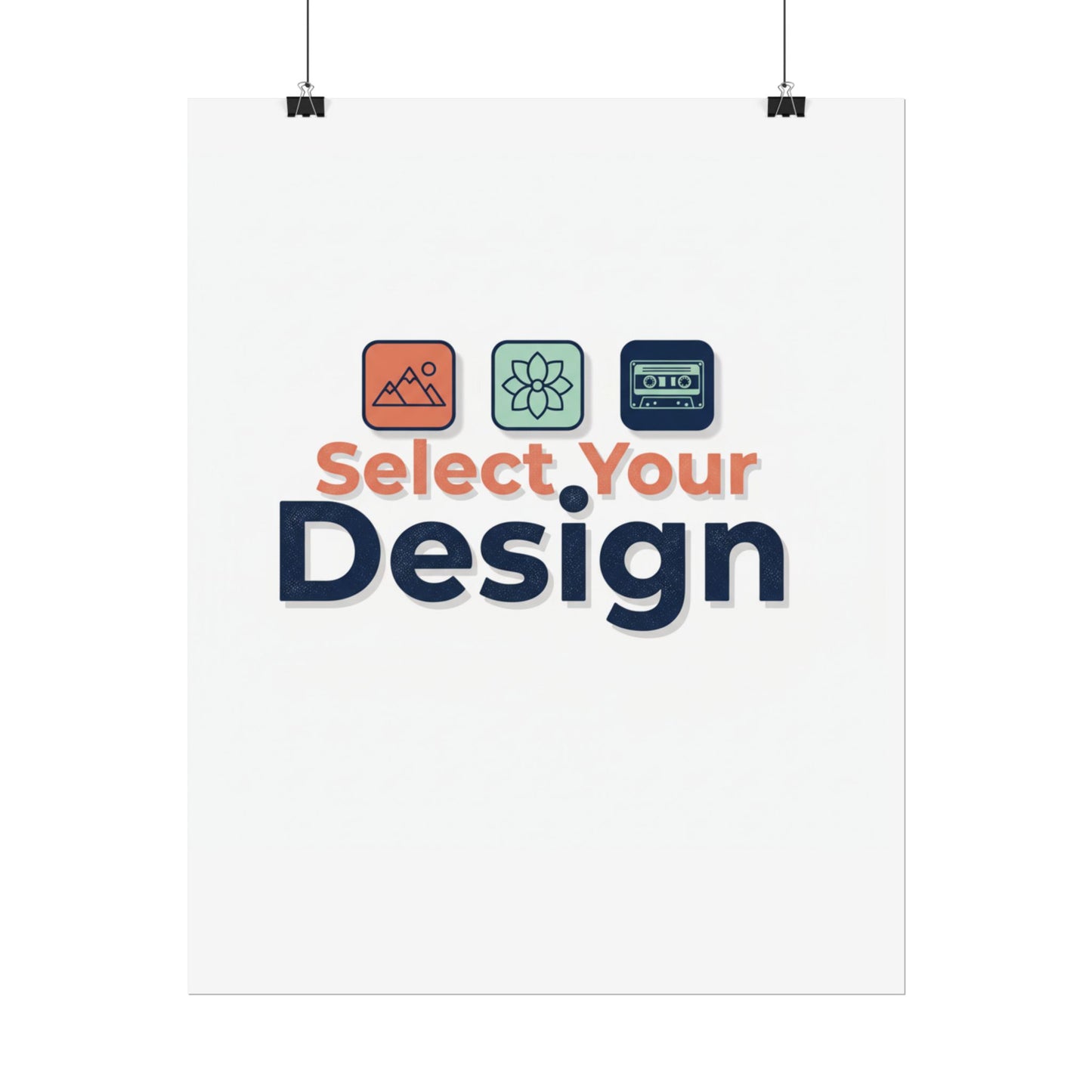 Rolled Poster – Custom 'Select Your Design' Wall Art (Customizable Print)
