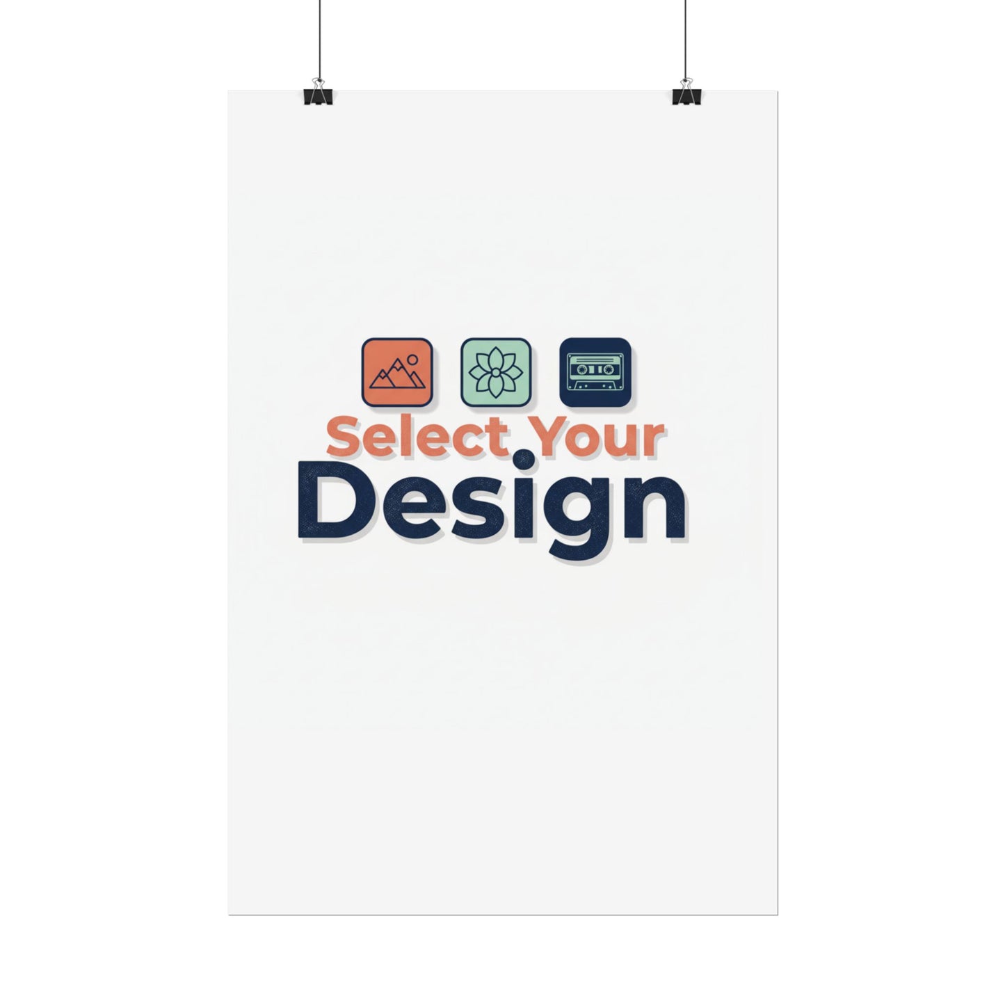Rolled Poster – Custom 'Select Your Design' Wall Art (Customizable Print)