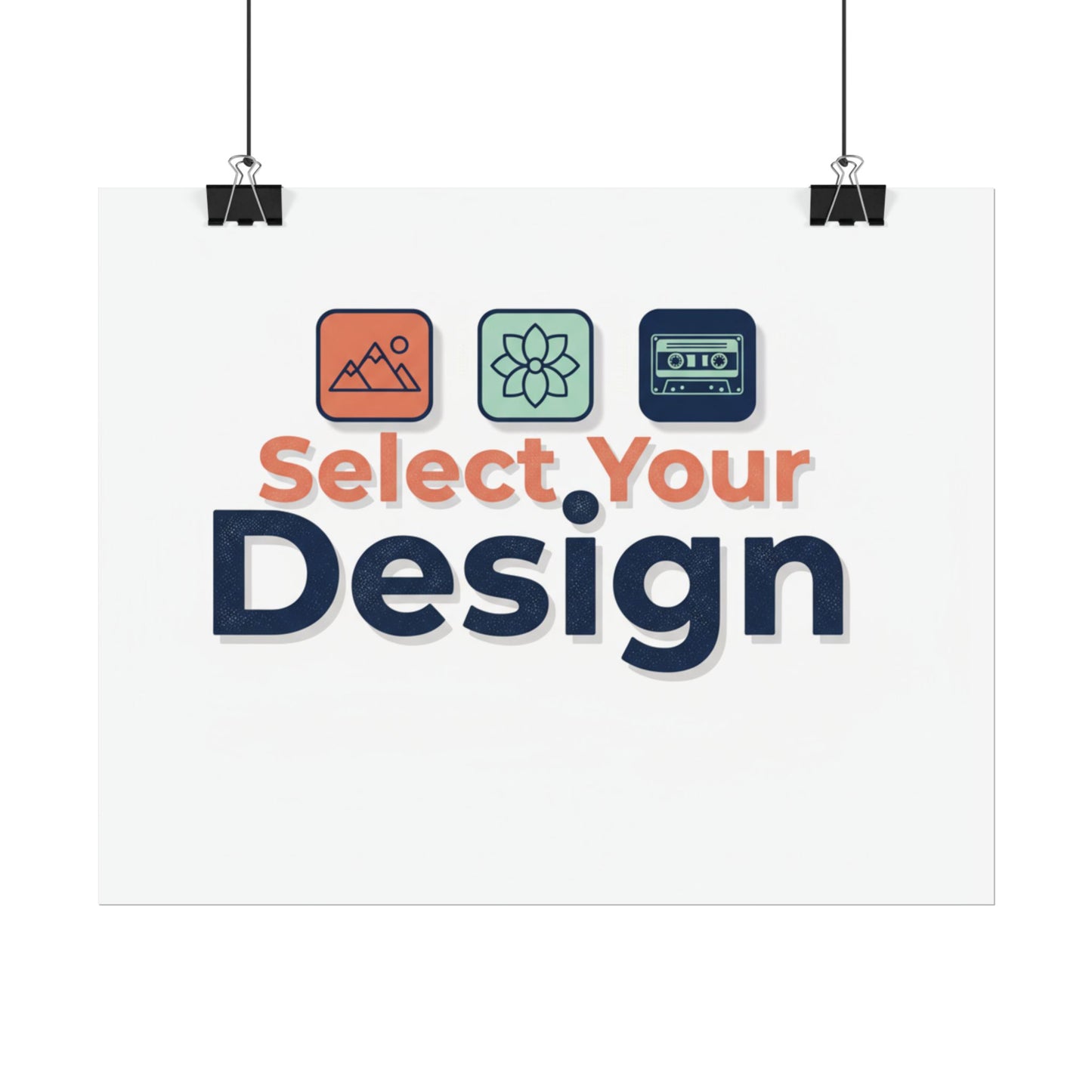 Rolled Poster – Custom 'Select Your Design' Wall Art (Customizable Print)