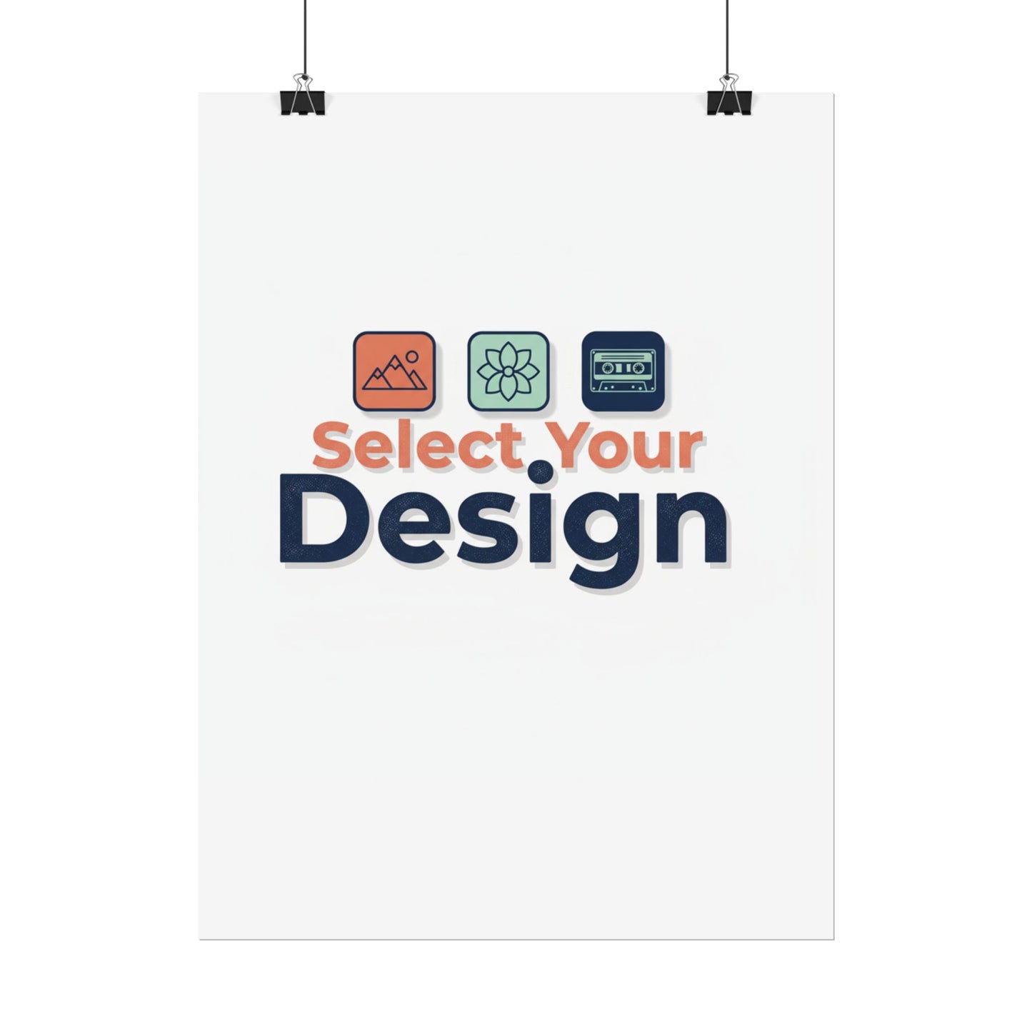 Rolled Poster – Custom 'Select Your Design' Wall Art (Customizable Print)