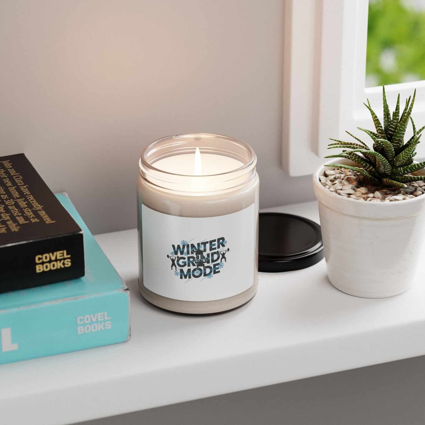 Winter Grind Mode Candle | Scented Soy, Fitness Motivation, Cold Season Grind