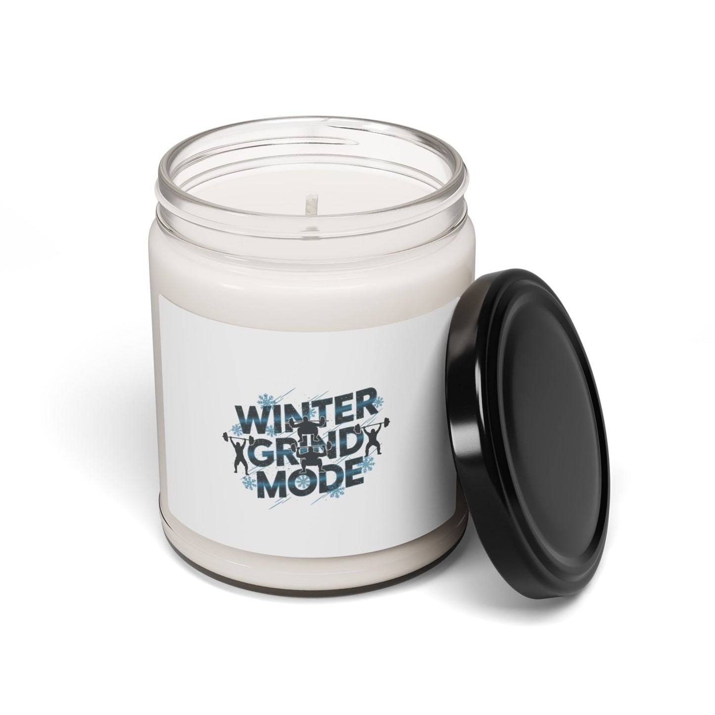Winter Grind Mode Candle | Scented Soy, Fitness Motivation, Cold Season Grind