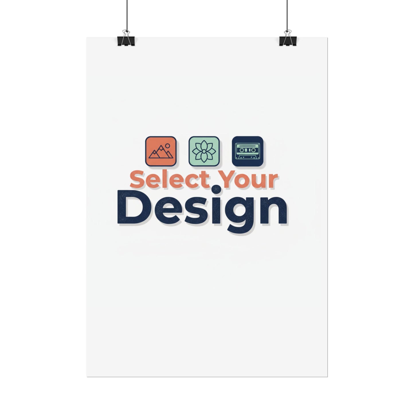 Rolled Poster – Custom 'Select Your Design' Wall Art (Customizable Print)