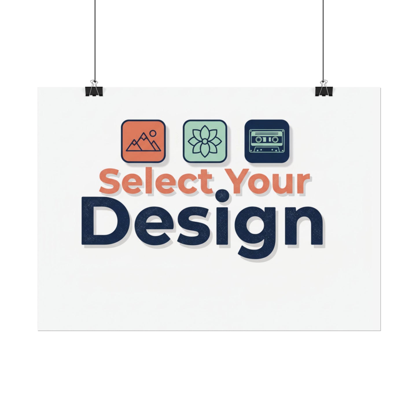 Rolled Poster – Custom 'Select Your Design' Wall Art (Customizable Print)