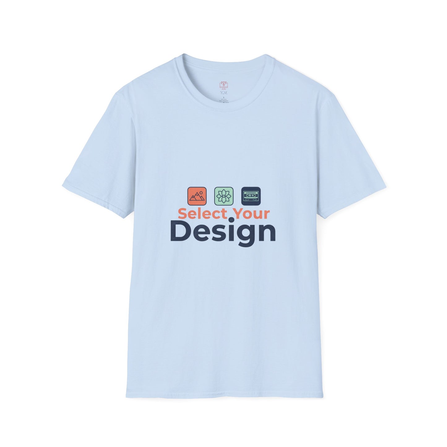 Custom Design T-Shirt — Personalized "Select Your Design" Tee