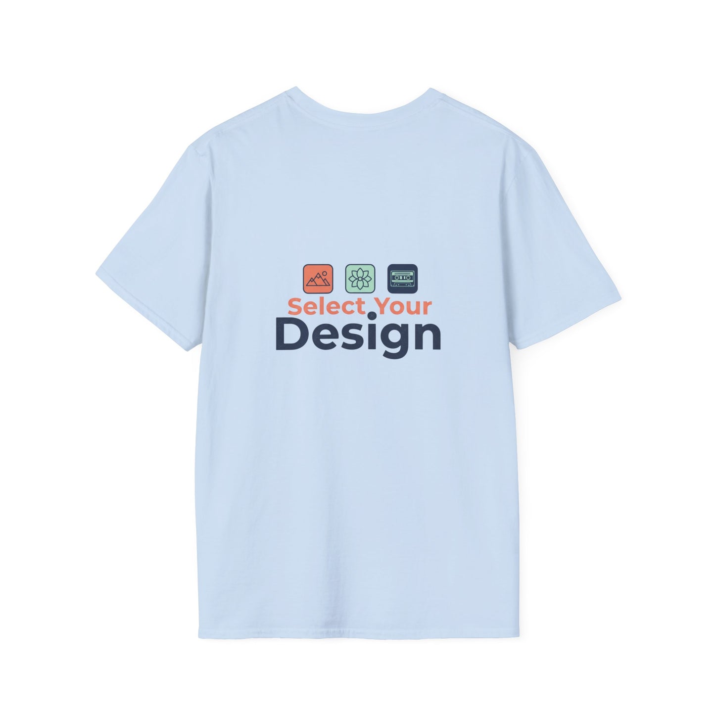 Custom Design T-Shirt — Personalized "Select Your Design" Tee