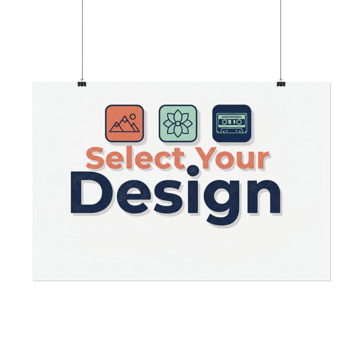 Rolled Poster – Custom 'Select Your Design' Wall Art (Customizable Print)