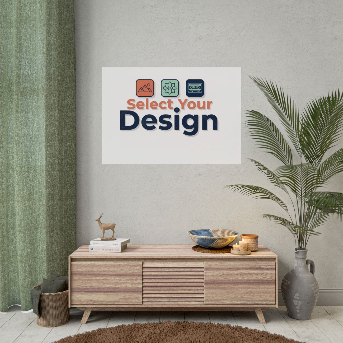 Rolled Poster – Custom 'Select Your Design' Wall Art (Customizable Print)