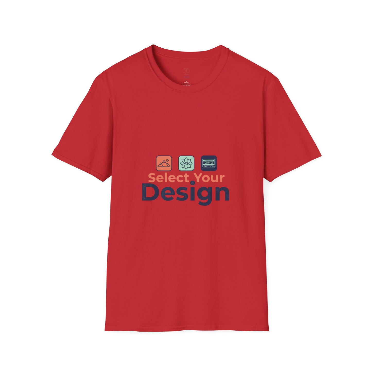 Custom Design T-Shirt — Personalized "Select Your Design" Tee