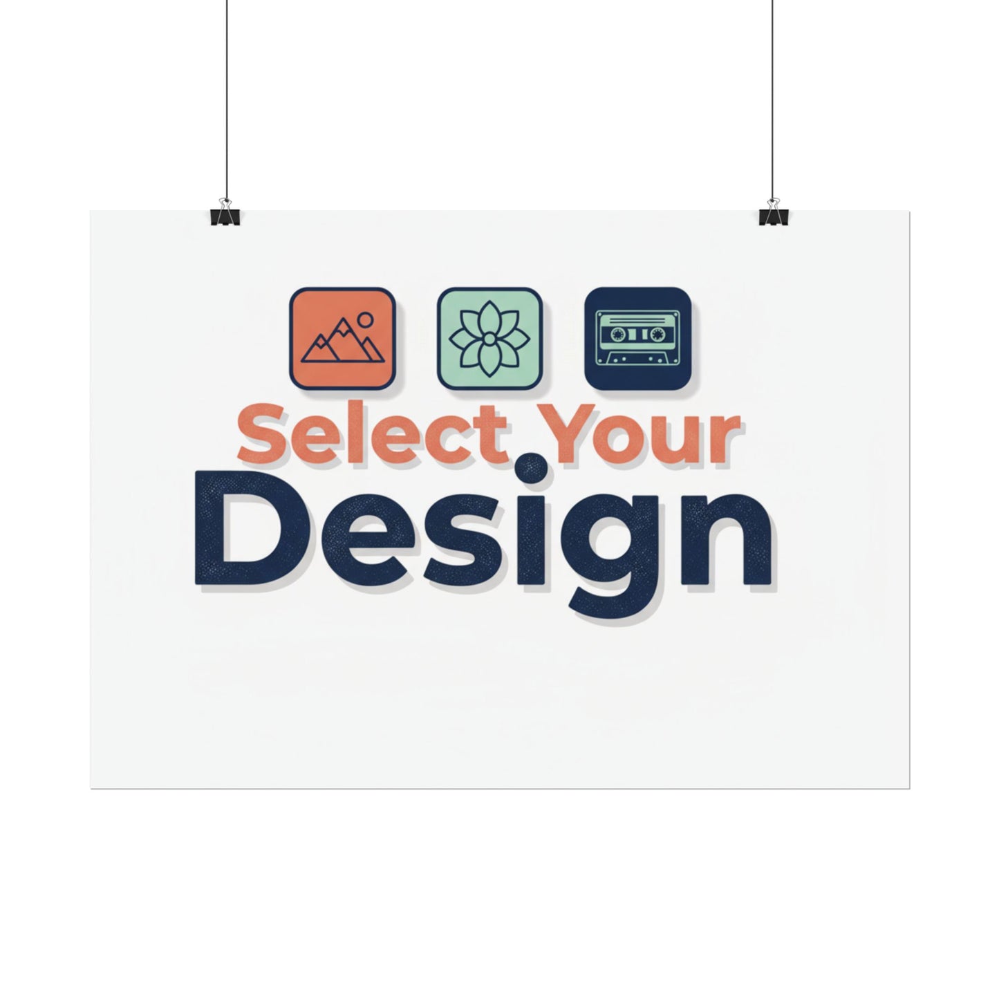 Rolled Poster – Custom 'Select Your Design' Wall Art (Customizable Print)