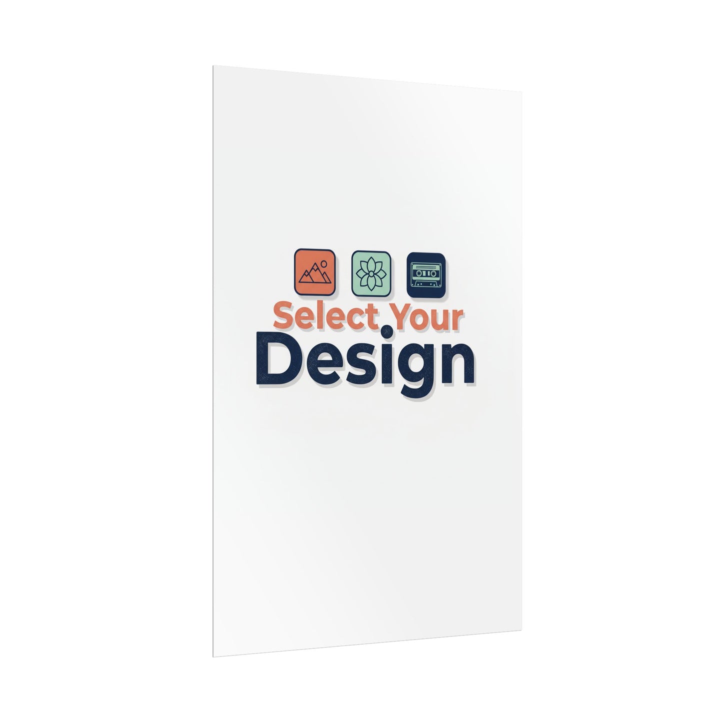 Rolled Poster – Custom 'Select Your Design' Wall Art (Customizable Print)