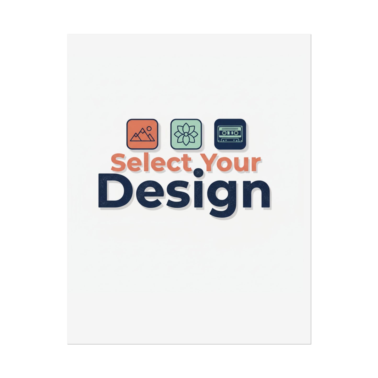 Rolled Poster – Custom 'Select Your Design' Wall Art (Customizable Print)