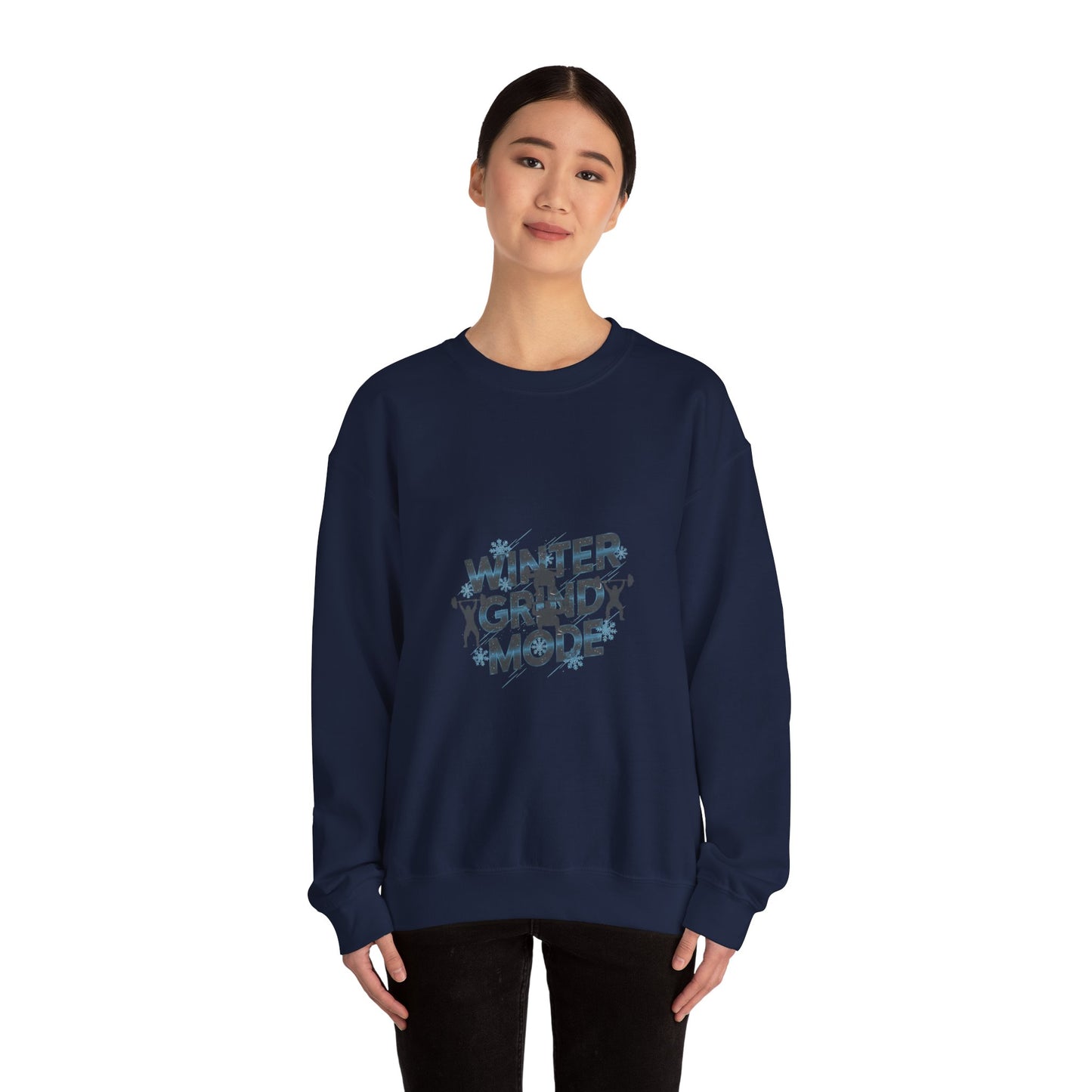 Winter Grind Mode Sweatshirt | winter workout shirt, fitspiration apparel